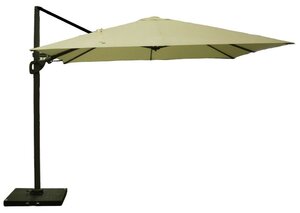 Parasol free-arm Roma ecru 3x3