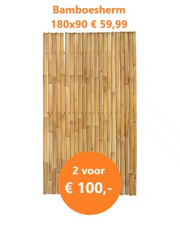 bamboe paneel 90x180 - afbeelding 1